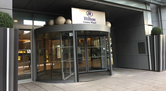 canary wharf hotel hilton