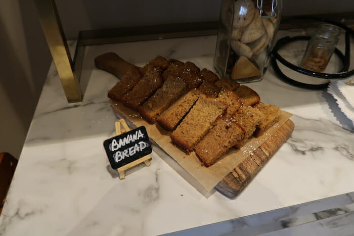 a sliced bread on a cutting board