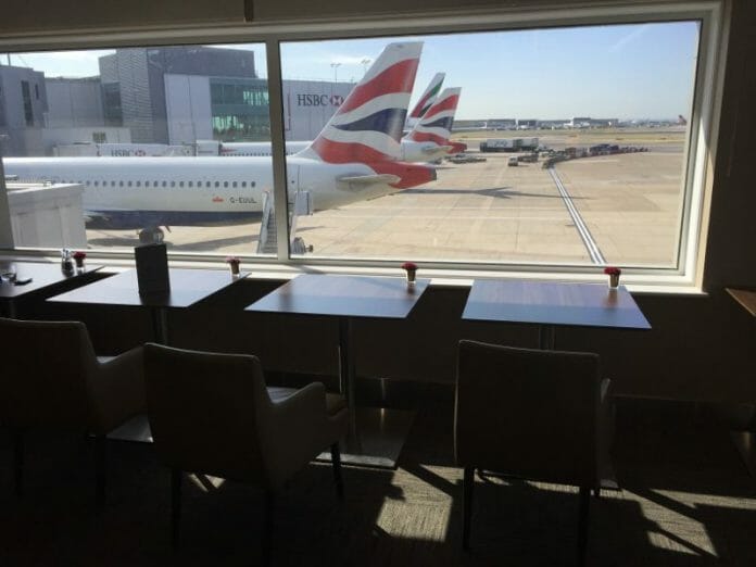 British Airways Galleries First Lounge at Heathrow T3