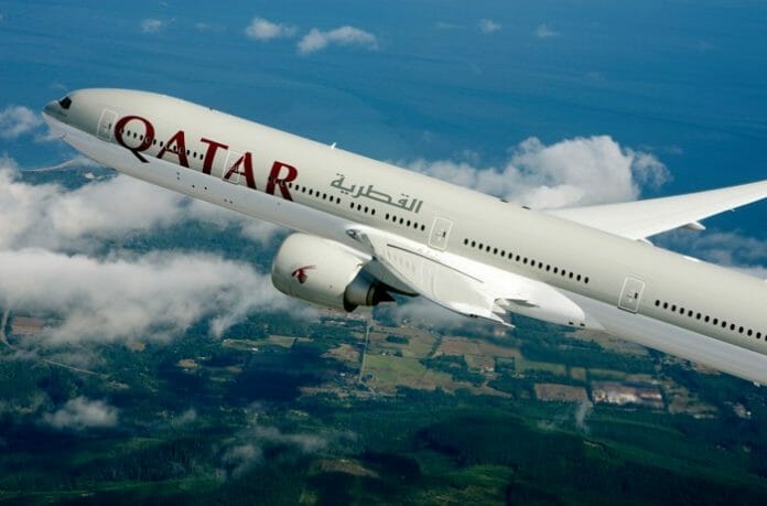Qatar Airways 777-300ER to Sydney