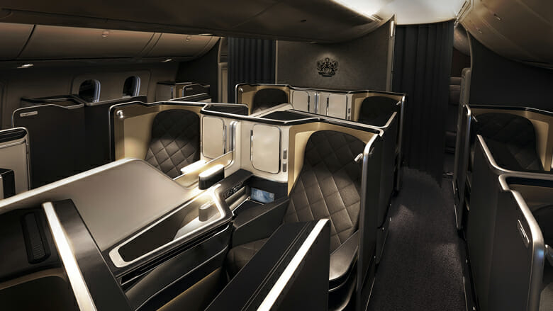 British Airways First Class 787-9 Dreamliner