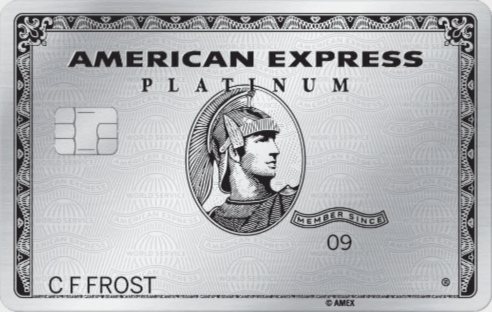 a silver credit card with a picture of a man in a helmet