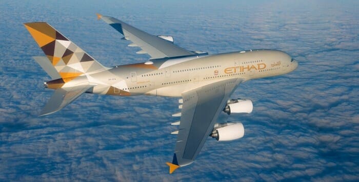 Etihad Business Class A380