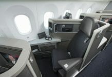 American Airlines Business Class 787-8 Dreamliner