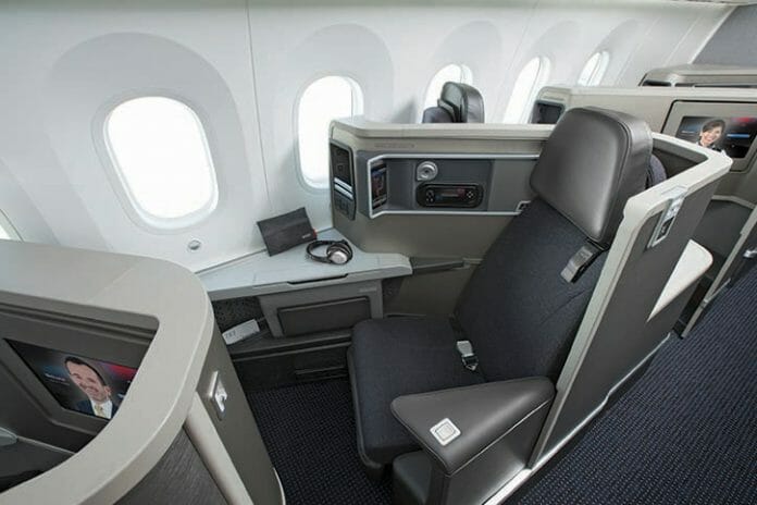 American Airlines Business Class 787-8 Dreamliner