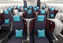 Malaysia Airlines A330 New Business Class Cabin