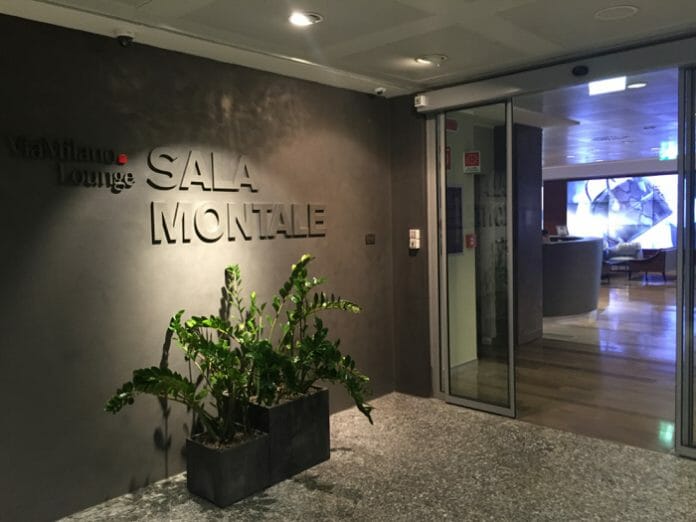 Sala Montale Lounge Milan Malpensa MXP