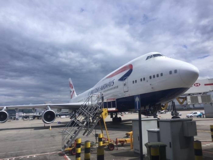 British Airways First Class 747