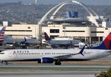 Delta airlines at LAX