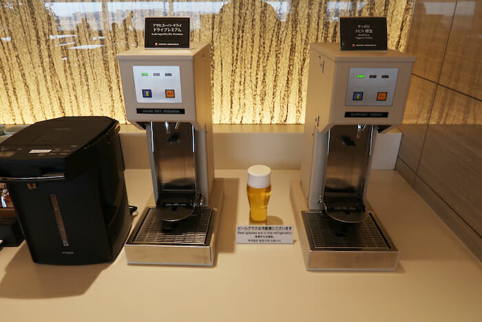 two coffee machines on a counter