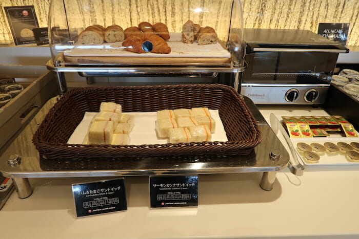 a basket of food on a counter