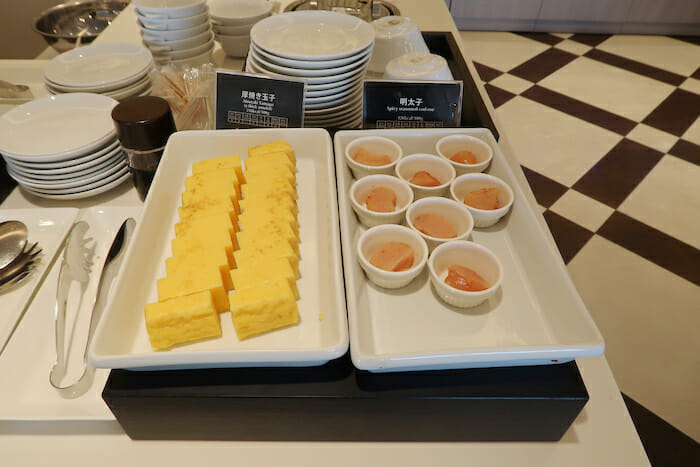 a tray of food on a table