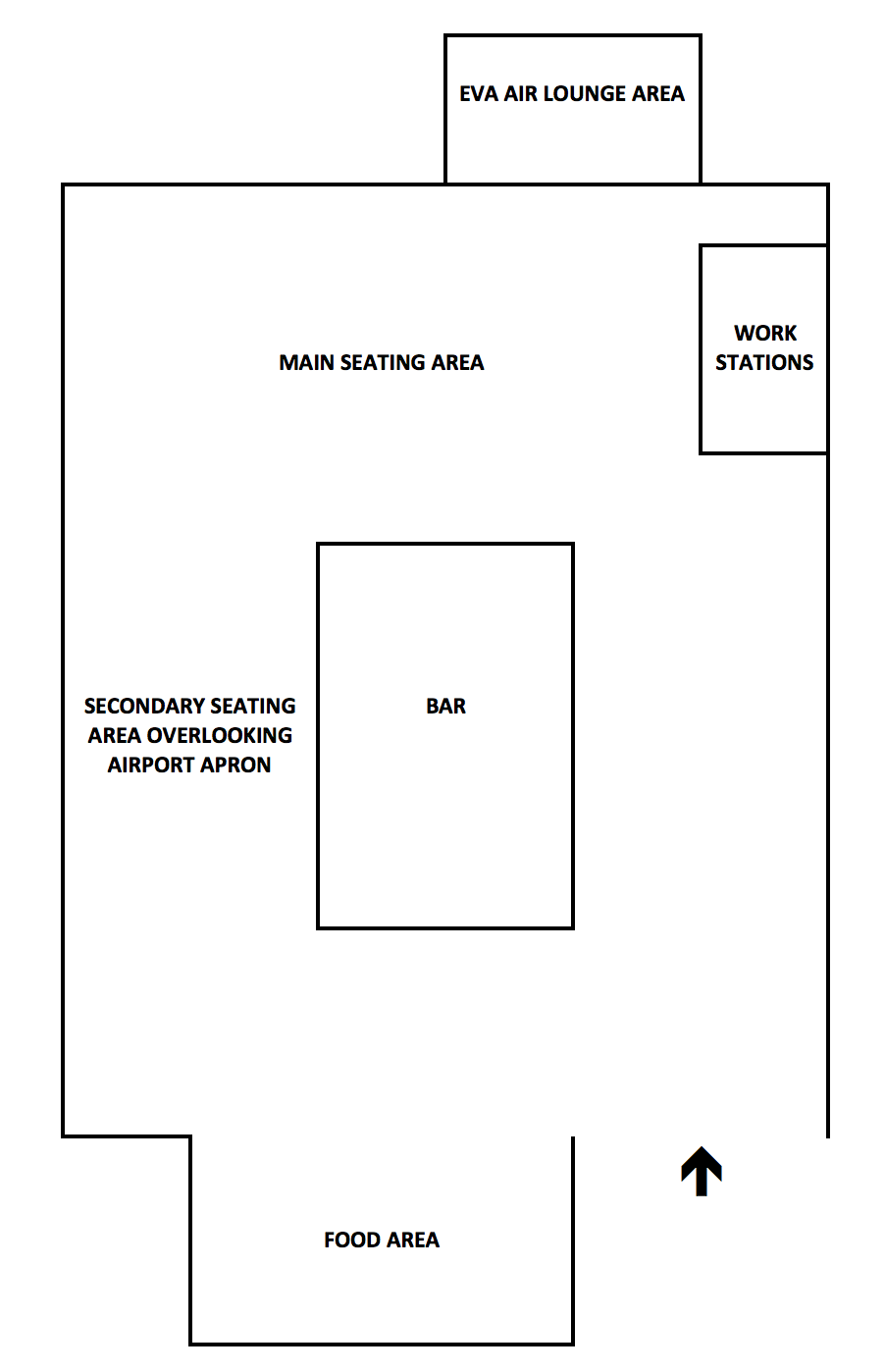 a diagram of a seating area