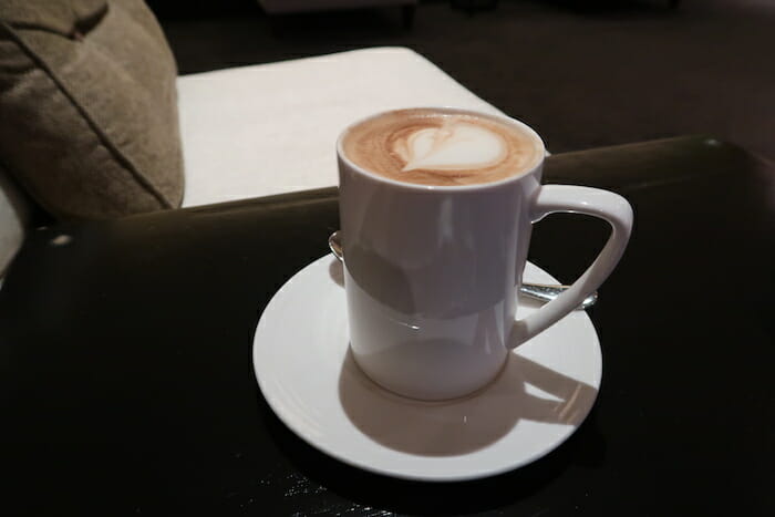 a cup of coffee on a saucer