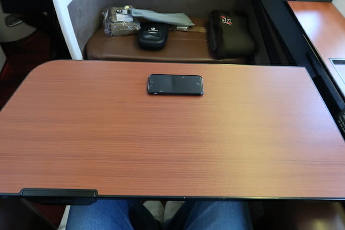 a cell phone on a table