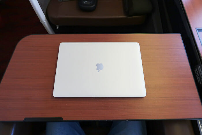 a laptop on a table