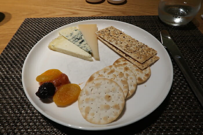 a plate of food on a table