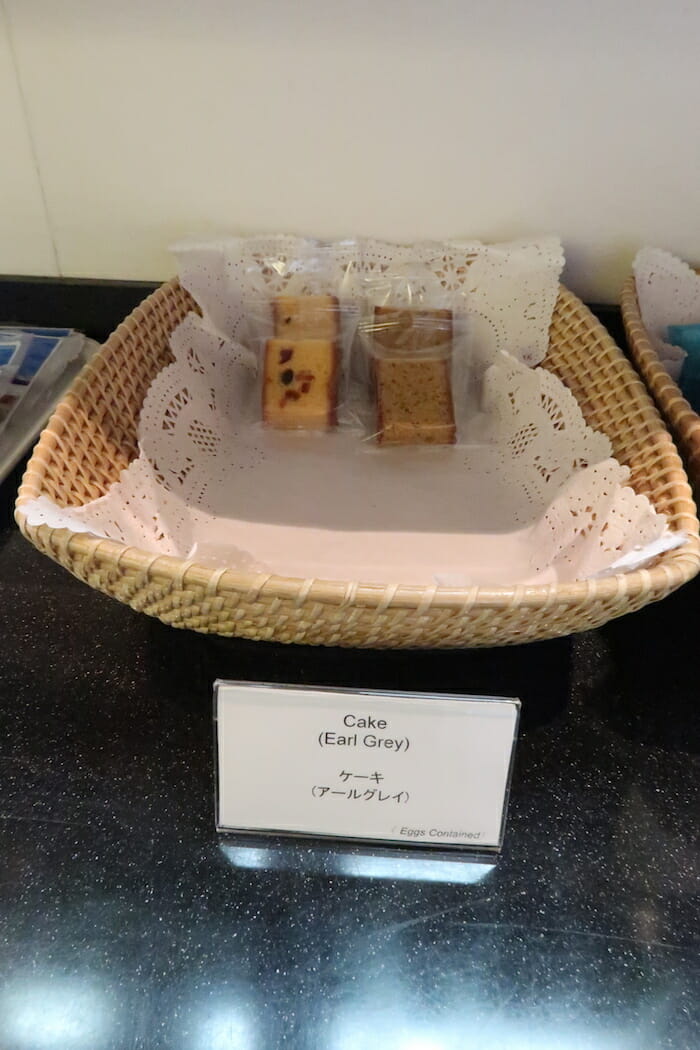 a basket with food in it