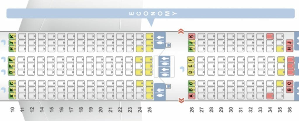Qatar Airways Plane Seat Map