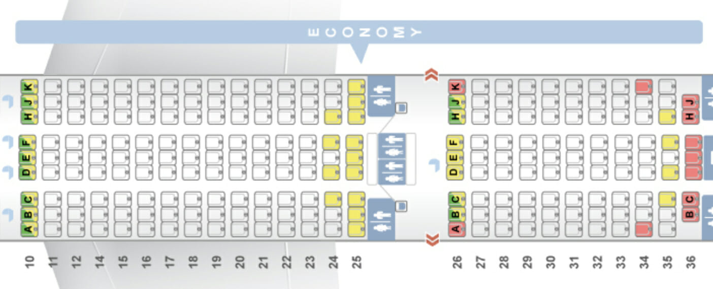 Boeing 787 8 qatar airways схема салона