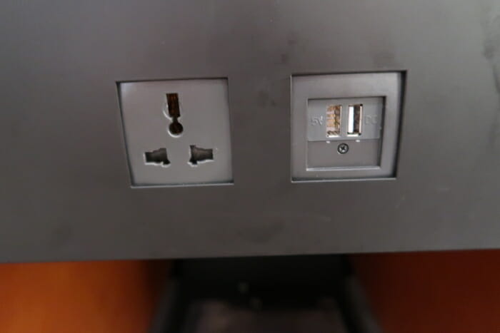 a close up of a plug and socket