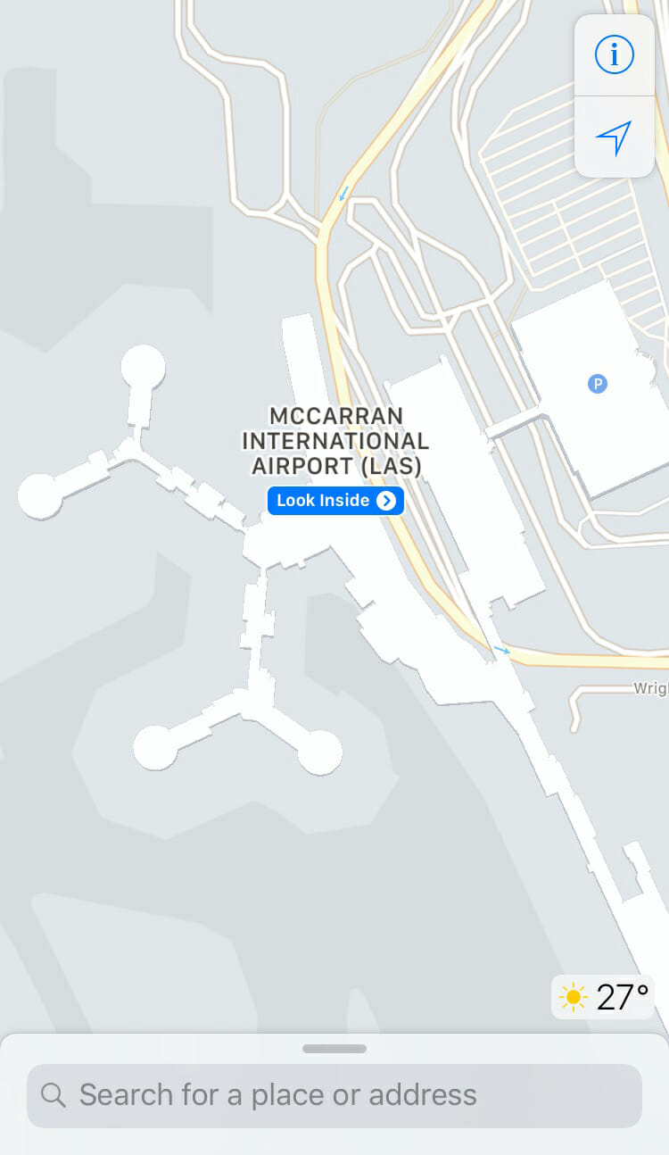 a map of a airport