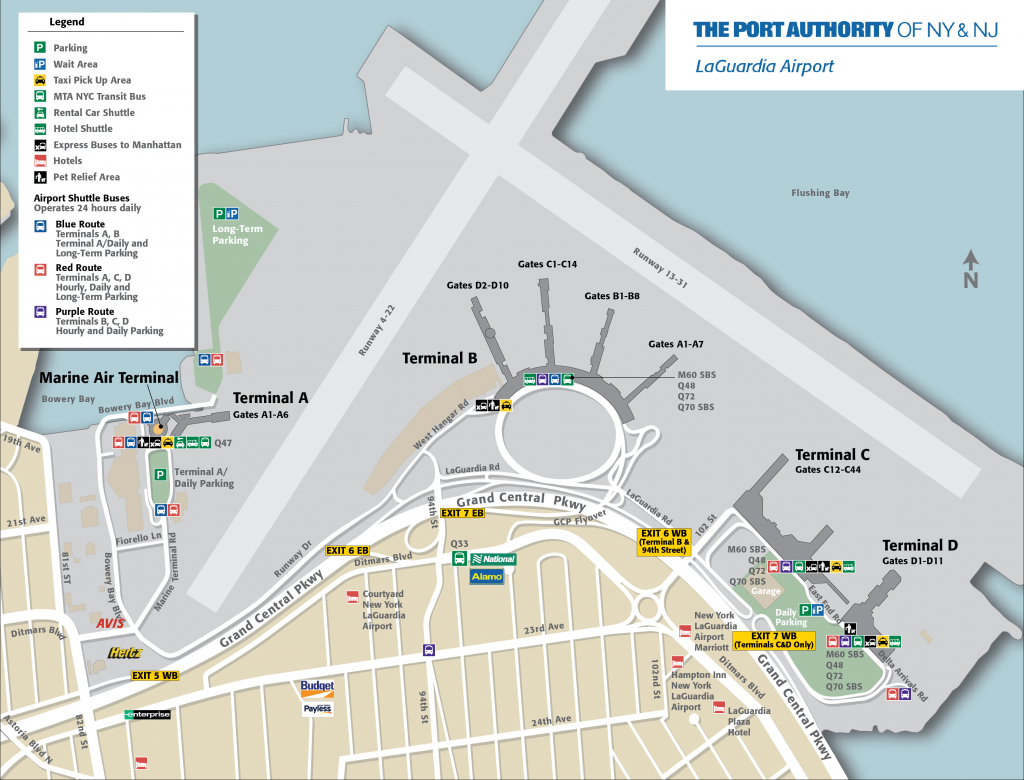 LaGuardia Airport Map 1024x780 