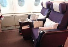 Malaysia Airlines A380 Business Class