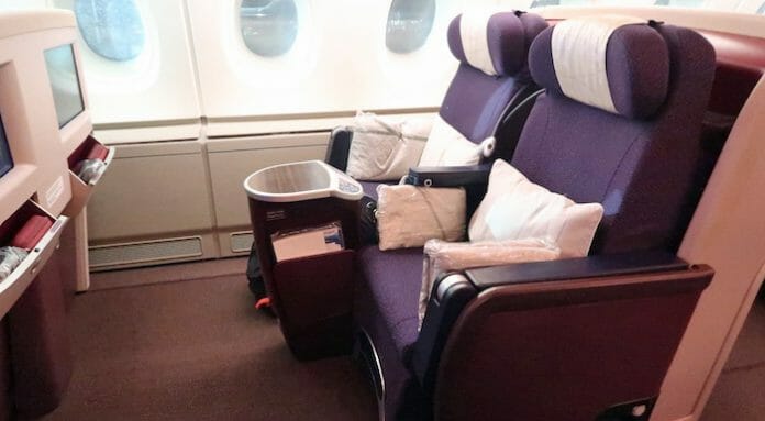 Malaysia Airlines A380 Business Class