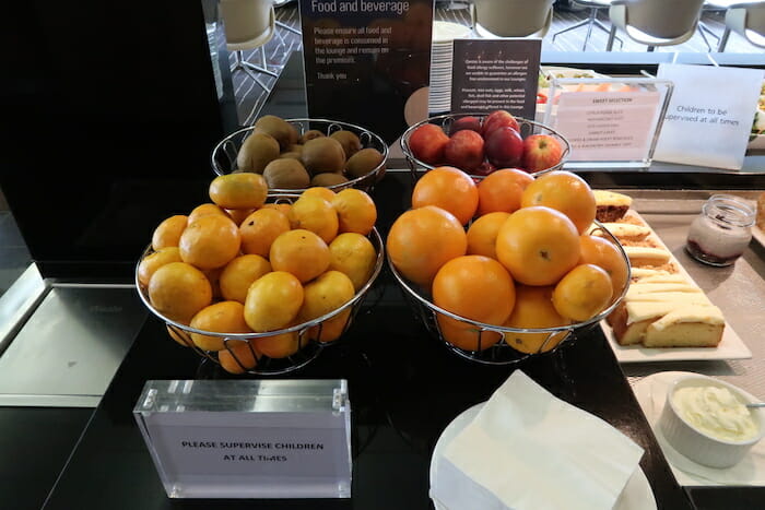 a group of fruit in bowls