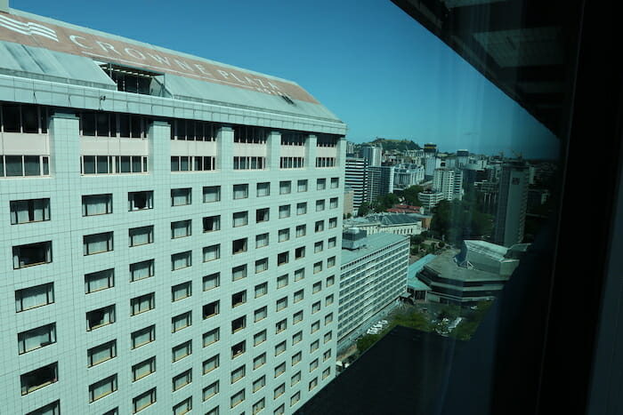 a large white building with many windows