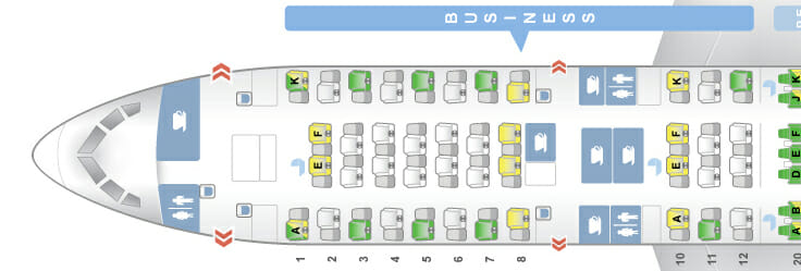 a diagram of a plane seat