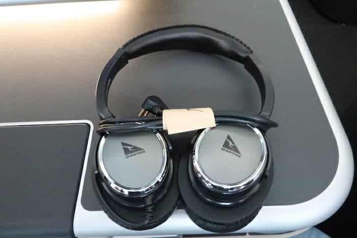 a pair of headphones on a laptop