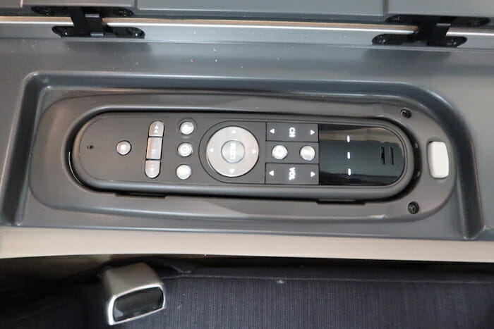 a remote control in a vehicle