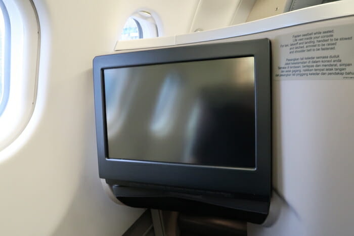 a screen on a plane