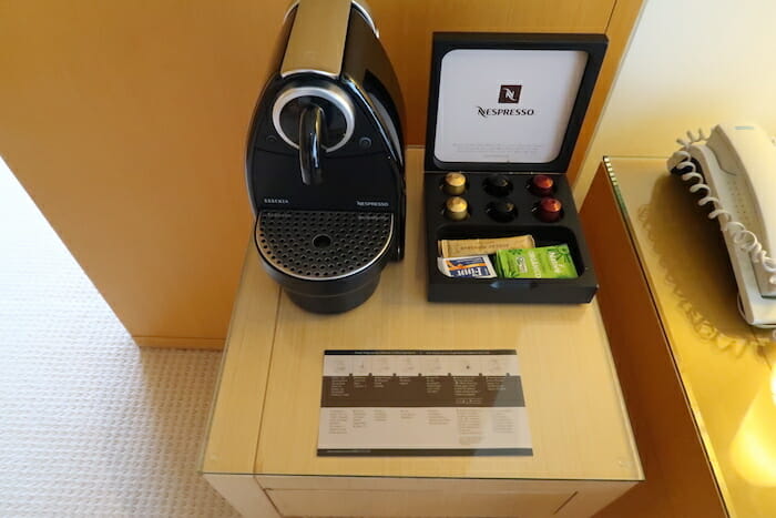 a coffee machine and a box of coffee