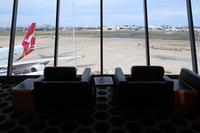 a view of an airplane from a window