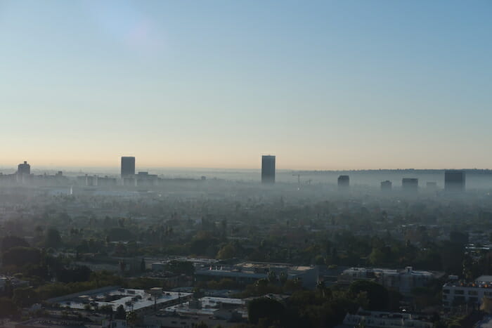 a city with many tall buildings