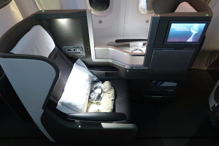 British Airways 787-9 Dreamliner Business Class