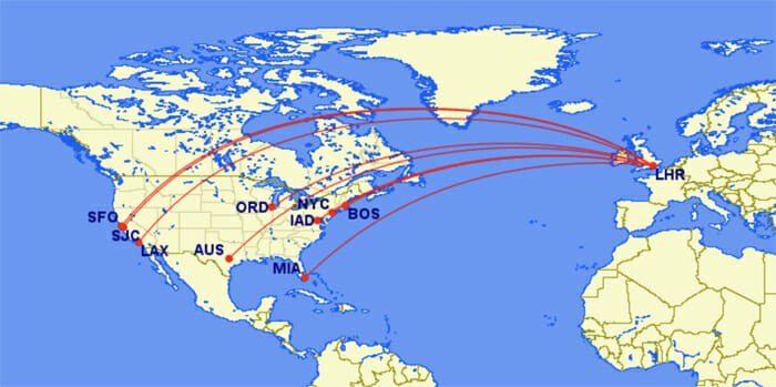 Excellent British Airways & American Airlines Business Class Fares UK - USA