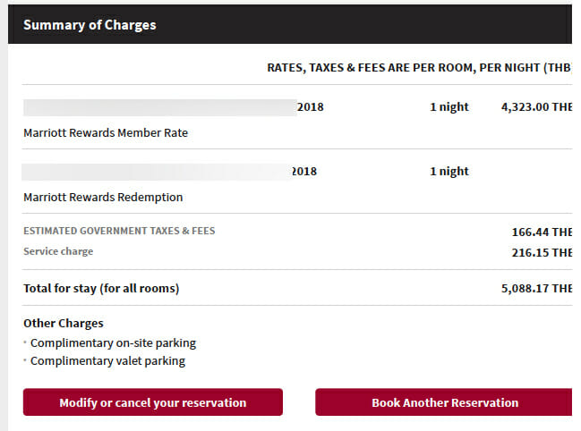 a screenshot of a hotel registration