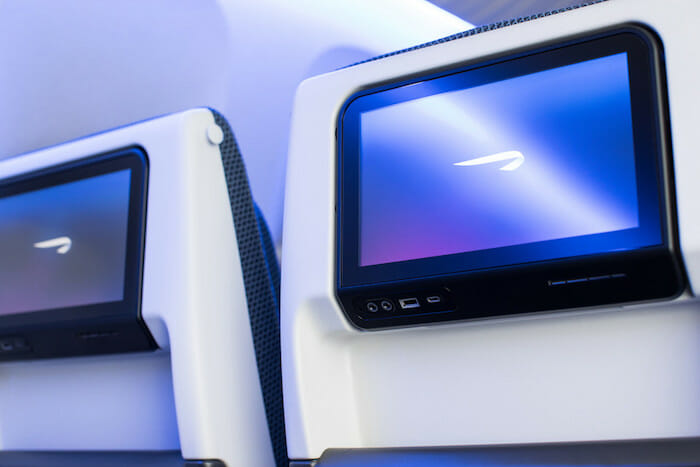 a screen on a plane