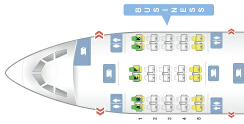 a diagram of a plane seat