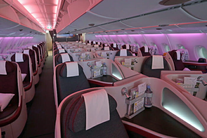 Qatar airways фото салона