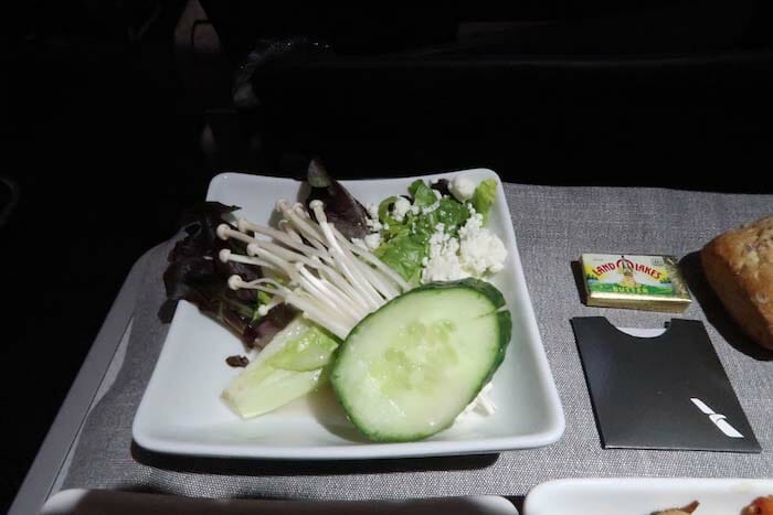 a plate of food on a table