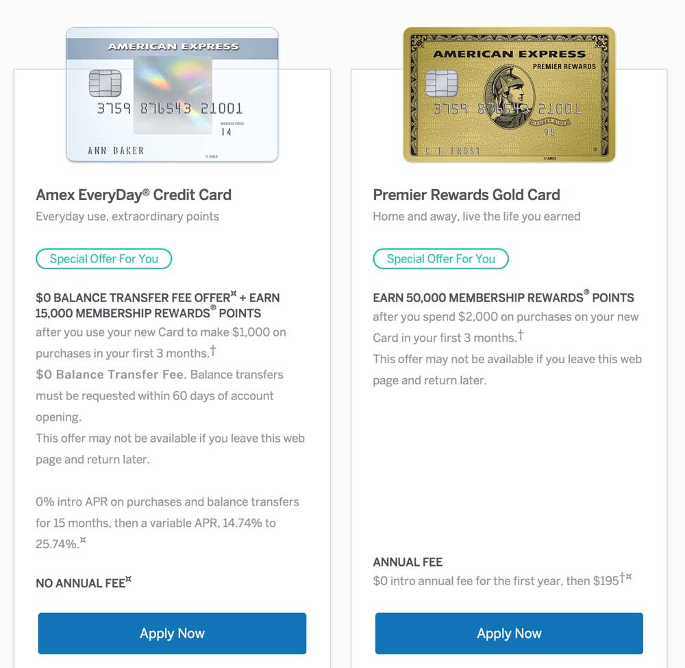 I'm Seeing Some Tempting Amex Sign-Up Bonuses