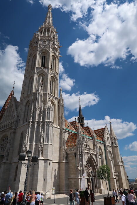 a large building with a tall tower