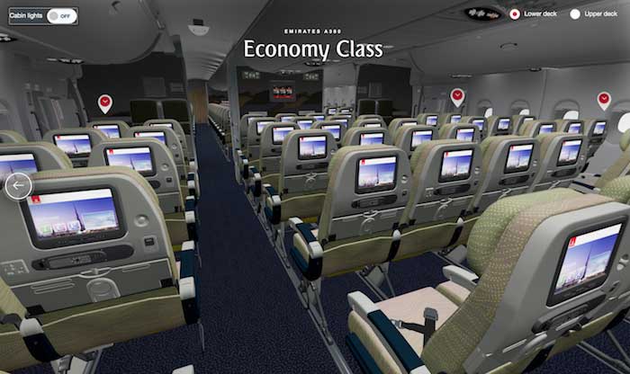 Take A 3D Tour Of An Emirates Airbus A380