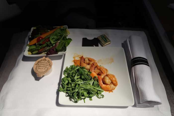 a plate of food on a table