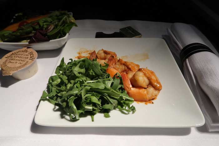 a plate of food on a table